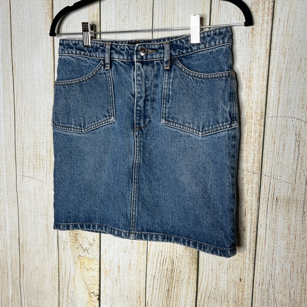 A.P.C. Denim Mini Skirt - Picture 2 of 5